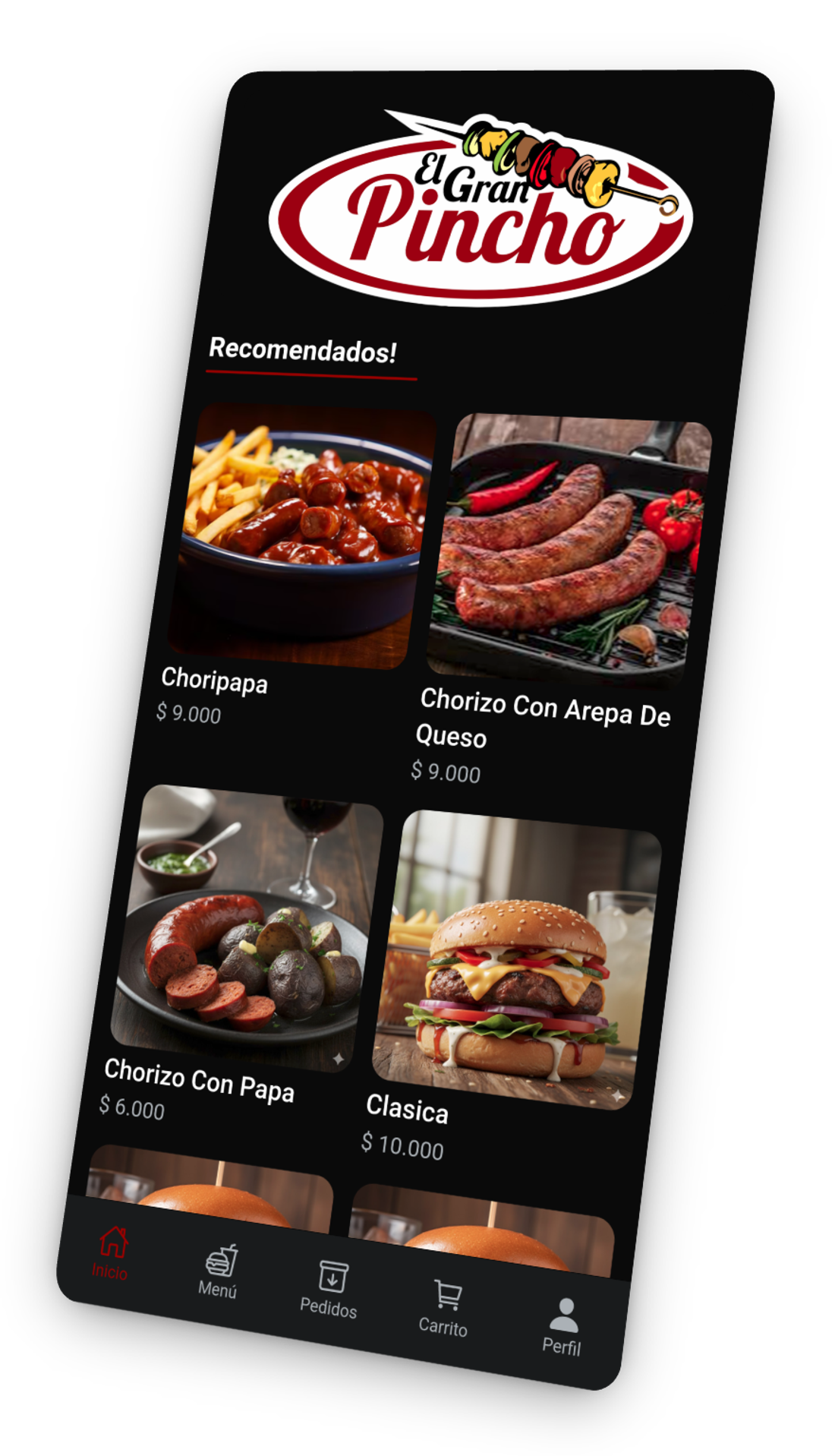 App de cliente de Papedir